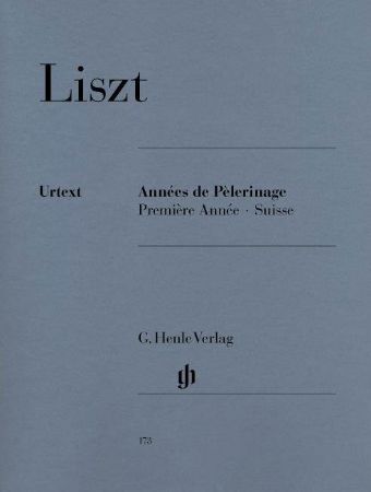 LISZT:ANNEES DE PELERINAGE PREMIERE ANNEE