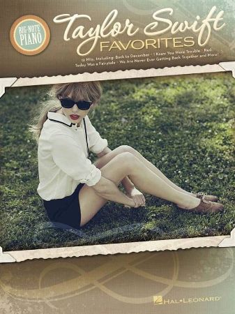 TAYLOR SWIFT FAVORITES PIANO BIG NOTE