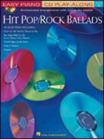 HIT/ROCK BALLADS EASY PIANO  PLAY ALONG +CD