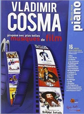 Slika COSMA:PROPOSE SES PLUS BELLES MUSIQUES DE FILM PIANO