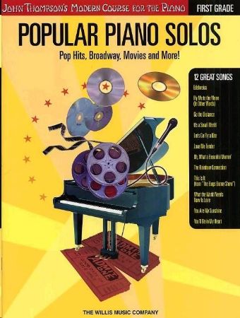 Slika THOMPSON:POPULAR PIANO SOLOS FIRST GRADE+CD