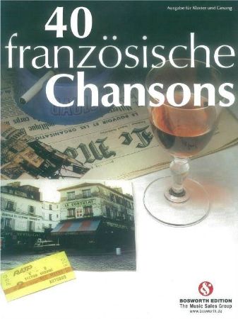 40 FRANZOSISCHE CHANSONS PIANO VOCAL