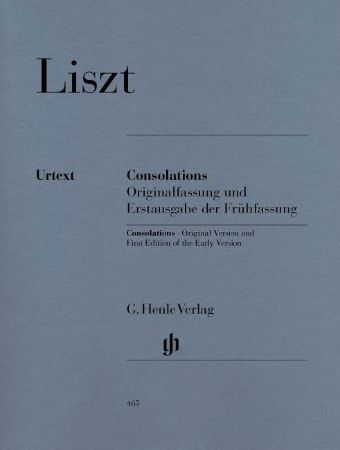 Slika LISZT:CONSOLATIONS ORIGINAL VERSION AND FIRST EDITION OF THE EARLY VERSION