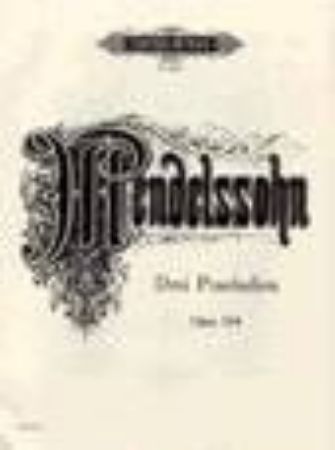 Slika MENDELSSOHN:DREI PRAELUDIEN OP.104