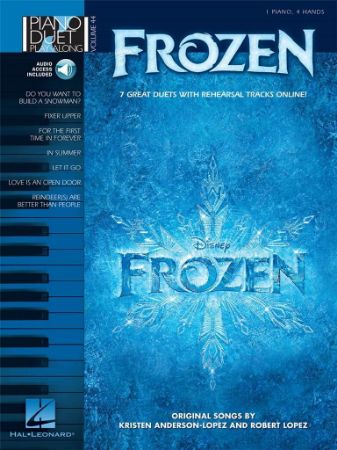FROZEN PLAY ALONG + AUDIO ACCESS 4 HANDS ONE PIANO