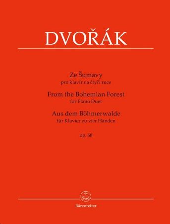 Slika DVORAK:FROM THE BOHEMIAN FOREST OP.68 PIANO DUET