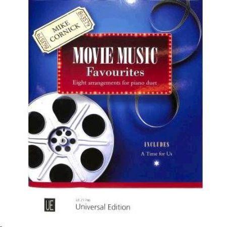 CORNICK:MOVIE MUSIC FAVOURITES PIANO DUET +CD