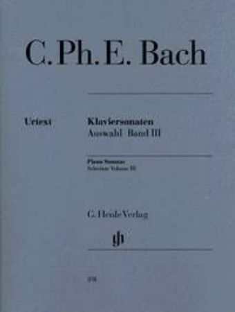 Slika BACH C.PH.E.:KLAVIERSONATEN 3