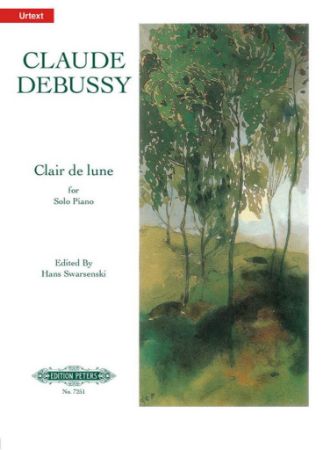 DEBUSSY:CLAIR DE LUNE FOR SOLO PIANO
