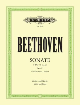 Slika BEETHOVEN:SONATE F-DUR OP.24 (SPRING) VIOLIN AND PIANO