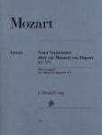 MOZART:NEUN VARIATIONEN UBER EIN MENUETT VON DUPORT KV 573