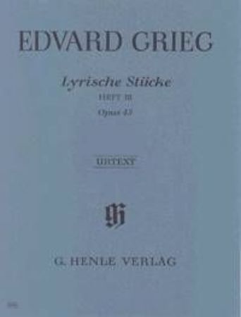 GRIEG:LYRIC PIECES VOL.3 OP.43