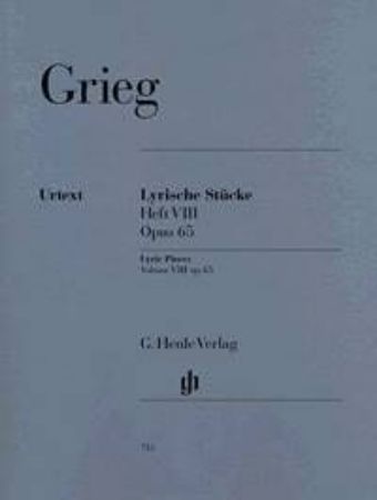 Slika GRIEG:LYRIC PIECES VOL.8 OP.65 PIANO
