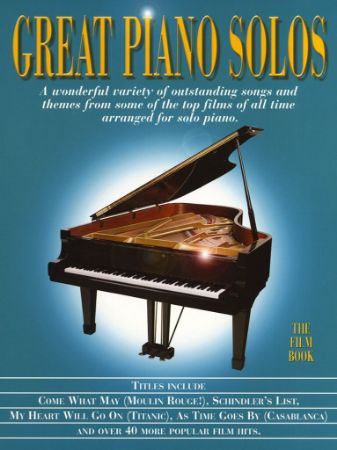 GREAT PIANO SOLOS-BLUE BOOK THE FILM BOOK