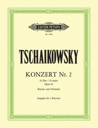 Slika TSCHAIKOWSKY:KONZERT NO.2 G-DUR OP.44 FOR 2PIANOS