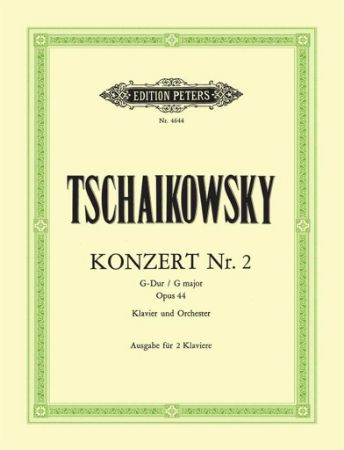 TSCHAIKOWSKY:KONZERT NO.2 G-DUR OP.44 FOR 2PIANOS