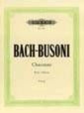 Slika BACH J.S./BUSONI:CHACONNE D-MOLL