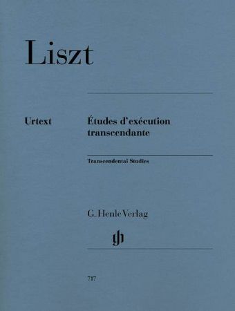 LISZT:ETUDES TRANSCENDANTE/TRANSCENDENTAL STUDIES PIANO