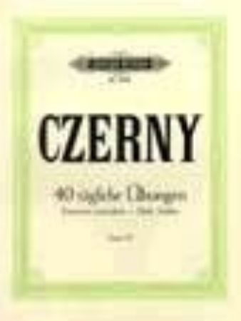 CZERNY:40 DAILY STUDIES OP.337