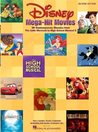 DISNEY MEGA HITS MOVIES EASY PIANO