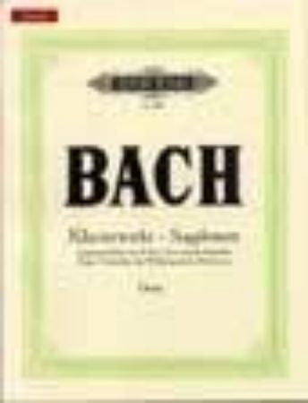 Slika BACH J.S.:KLAVIERWERKE-SUPPLEMENT