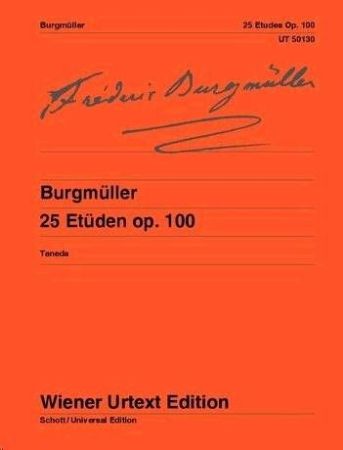 BURGMULLER:25 ETUDEN OP.100(TANEDA)