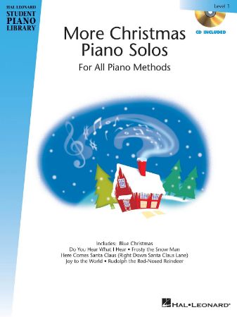 MORE CHRISTMAS PIANO SOLOS LEVEL 1+CD