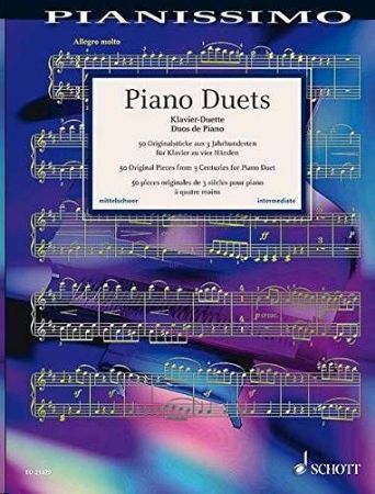 PIANO DUETS 50 ORIGINAL PIECES 4 HANDS