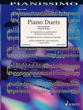 Slika PIANO DUETS 50 ORIGINAL PIECES 4 HANDS