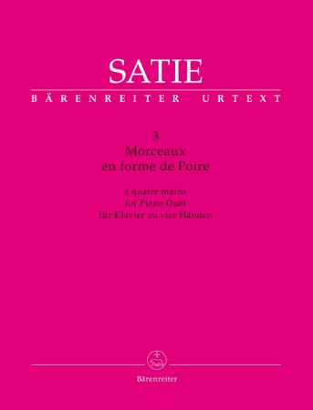 SATIE:MORCEAUX EN FORME DE POIRE PIANO DUET