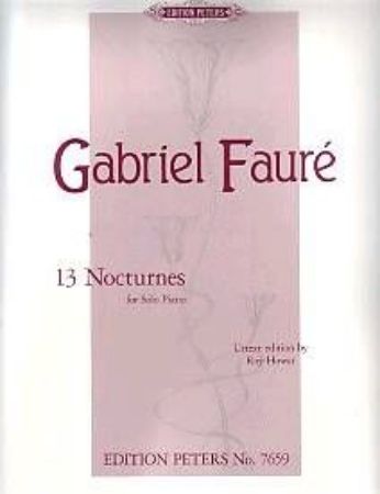 Slika FAURE:13 NOCTURNES FOR SOLO PIANO