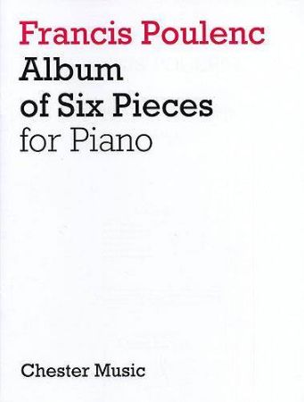 Slika POULENC:ALBUM OF SIX PIECES FOR PIANO