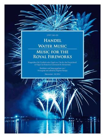 Slika HANDEL:WATER MUSIC,ROYAL FIREWORKS CEMBALO ODER ORGAN