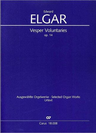 ELGAR:VESPER VOLUNTARIES OP.14 ORGAN