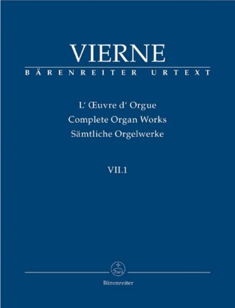 VIERNE:COMPLETE ORGAN WORKS VII.1