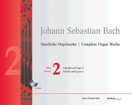 Slika BACH J.S.:COMPLETE ORGAN  WORKS  2 + CD-ROM