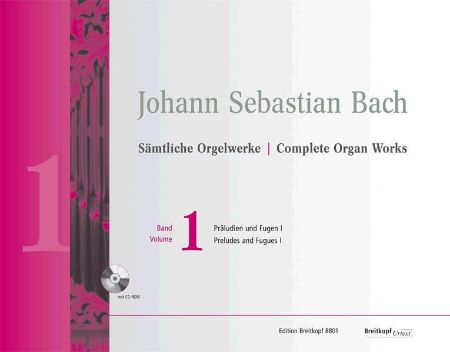 Slika BACH J.S.:COMPLETE ORGAN WORKS 1 +CD-ROM