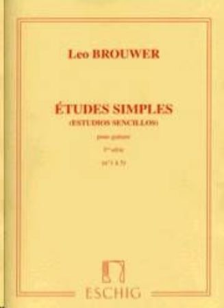 BROUWER:ETUDES SIMPLES 1