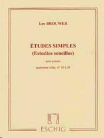 BROUWER:ETUDES SIMPLES 4