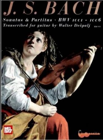 Slika BACH J.S.:SONATAS & PARTITAS BWV 1001-1006 FOR GUITAR BY VALTER DEŠPALJ