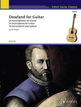 Slika DOWLAND FOR GUITAR 24 TRANSCRIPTIONS FOR GUITAR