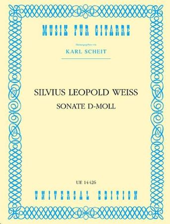 WEISS/SCHEIT:SONATE D-MOLL FUR GITARRE