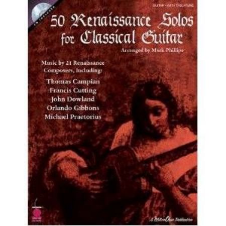 Slika PHILLIPS:50 RENAISSANCE SOLOS FOR CLASSICAL GUITAR