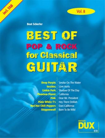 Slika BEST OF POP & ROCK FOR CLASSICAL GUITAR 8