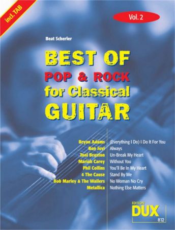 Slika BEST OF POP&ROCK FOR CLASSICAL GUITAR 2