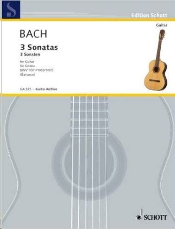 Slika BACH J.S.:3 SONATAS BWV1001/1003/1005