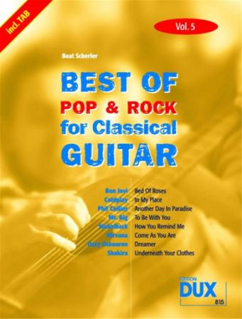 BEST OF POP & ROCK FOR CLASSSICAL GUITAR 5