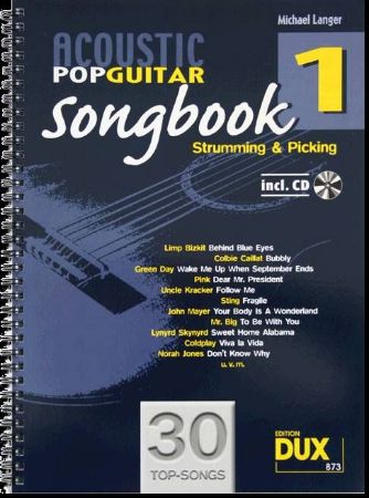 ACOUSTIC POP GUITAR SONGBOOK 1 +CD