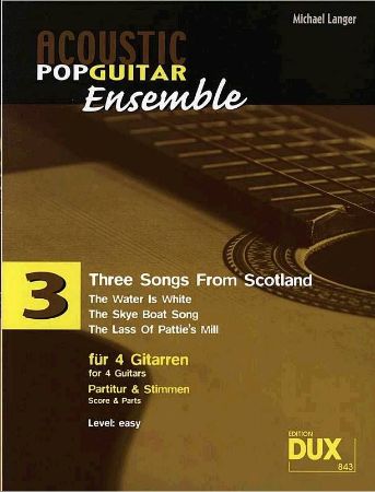 Slika LANGER:THREE SONGS FROM SCOTLAND FOR 4 GUITARS VOL.3