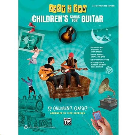 Slika JUST FOR FUN CHILDREN'S SONGS FOR GUITAR TAB 